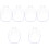 6Pièces Bols Trempage Ongles Usage Pro Domestique 7