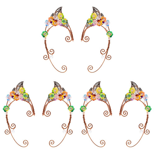 3Paires Oreilles Clips Boucles Multi Couleurs Faciles À 2
