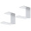 2Ensembles Support Casque Aluminium Design Simple Argent 1