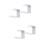 2Ensembles Support Casque Aluminium Design Simple Argent 6