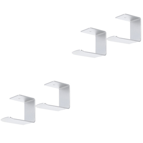 2Ensembles Support Casque Aluminium Design Simple Argent 1