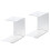 2Ensembles Support Casque Aluminium Design Simple Argent 9