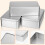 9Pièces Boîtes Métalliques Argent Pour Cookies Maison 8