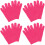 4Paires Hydratants Rose Mains Sèches Portable 6