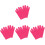 4Paires Hydratants Rose Mains Sèches Portable 3