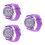 3Pièces Enfants LED Violet Résistantes Cadeau Précis 6