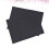 4Pièces Plaques Auto-Adhésives Velours Noir Protection Décor 7