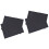 4Pièces Plaques Auto-Adhésives Velours Noir Protection Décor 3