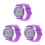3Pièces Enfants LED Violet Résistantes Cadeau Précis 8