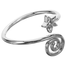 4Pièces D'orteil Femme Métal Argenté Design Étoile