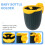 4Pièces -Gobelet Réglable Poussette Accessoire Bébé Vert 7
