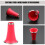 Clarinette Bell Remplacement Plastique Rouge Pastèque Débutant 3