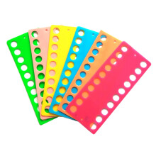 12Pièces Canettes Plastique Pour Fil À Broder Multicolores Robustes