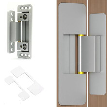 Verborgen Deurscharnieren, 2-Pack Verstelbare Verborgen Deurscharnieren, 110 Lbs Draagvermogen, Zware Verborgen Scharnieren voor Geheime Deur