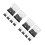 12Pcs Black Base Acrylic Rock Display Case Cube for Mineral Specimens 10