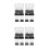 12Pcs Black Base Acrylic Rock Display Case Cube for Mineral Specimens 9
