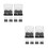 12Pcs Black Base Acrylic Rock Display Case Cube for Mineral Specimens 6