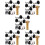 30Pièces Support Mural Fer Noir Pour Bats Baseball Usage Maison 7