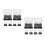 12Pcs Black Base Acrylic Rock Display Case Cube for Mineral Specimens 7