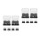 12Pcs Black Base Acrylic Rock Display Case Cube for Mineral Specimens 4