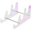 3Pcs Transparent Acrylic 3 Tier Keyboard Organizer and Display Stand 3