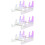 3Pcs Transparent Acrylic 3 Tier Keyboard Organizer and Display Stand 9