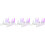 3Pcs Transparent Acrylic 3 Tier Keyboard Organizer and Display Stand 6