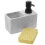 2Ensembles Flacons Résine Lotion Clair Pour Salle De Bain 3