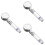 3Pcs High Pressure LED Shower Head with Filter and Multi Color Lights 9