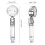 3Pcs High Pressure LED Shower Head with Filter and Multi Color Lights 4