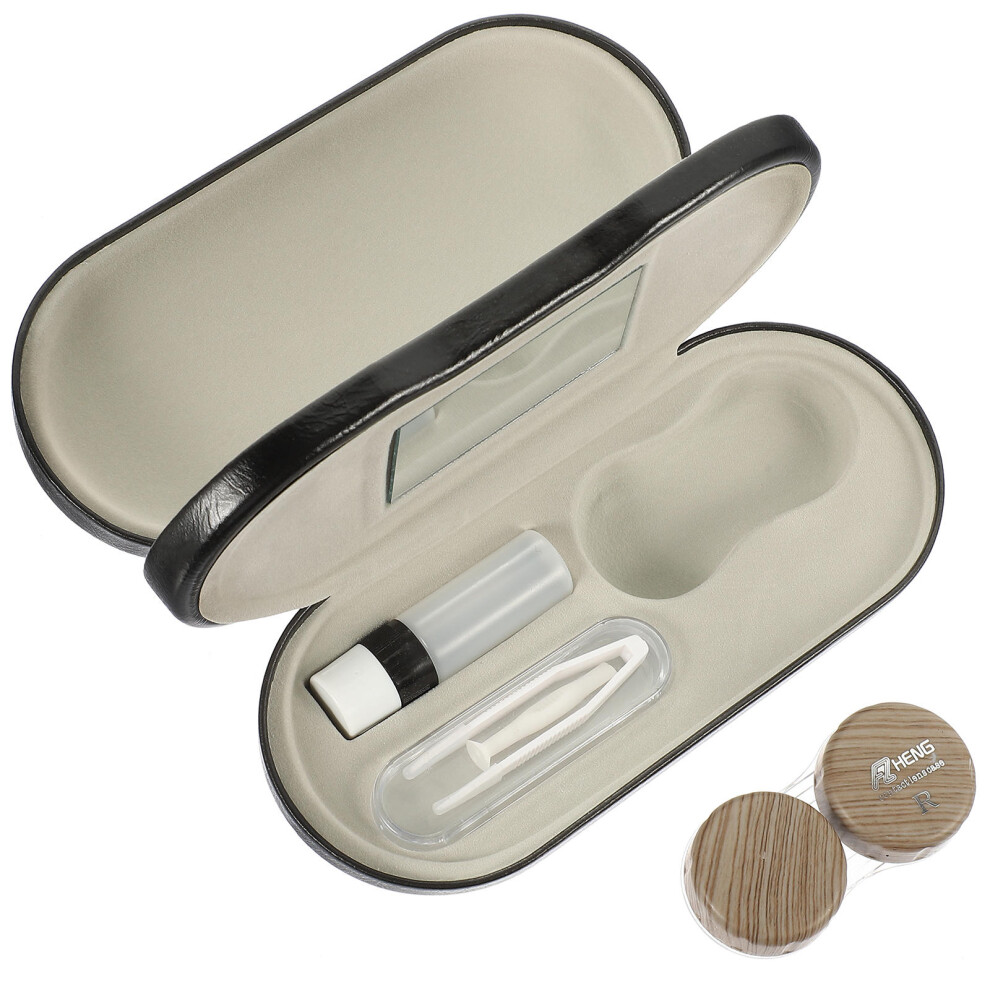 Inoomp 3Sets Multi Glasses Case Durable Portable Dual-Use Organizer