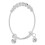 5Pcs Infant Bell Bangle Bracelets Silver Adjustable Baby Jewelry 1