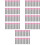 250Pcs Disposable Eyelash & Brow Brushes Plastic Makeup Tools 8
