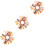 3Pcs Assorted Color Halloween Pet Collars Polyester Cat Dog Neck Decor 6