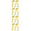 32Pcs Reusable Yellow Straw Tip Covers Protective Silicone Straw Plugs 9