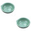 2Pcs Decorative Ceramic Ink Dish Desktop Ink Container for Brush Pens 8