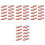 40Pcs Assorted Color Pull Back Steamship Toy Durable ABS Kids Gift Fun 5