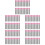 250Pcs Disposable Eyelash & Brow Brushes Plastic Makeup Tools 7