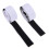 3Pcs Black Fastening Tape Adhesive Round Hook & Loop for Home Use 2