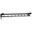 2Sets Portable Black ABS Closet Hanging Rod Wardrobe Bar 2