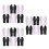 18Pairs Durable Protective Work Gloves Spandex for Hand Safety 8