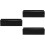 3Pcs Wood Mirror Holder Black Display Mirror Support 8