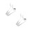 2Sets Stainless Steel Angled Spoon Fork Set Ergonomic Feeding Utensils 10