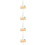 4Sets Experiment fork Set in Wooden Base with Hammer for Kids 8