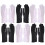 18Pairs Durable Protective Work Gloves Spandex for Hand Safety 10