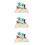 3Pcs Multi Paper Creative Wish Greeting Blessing for Giving 5