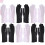 18Pairs Durable Protective Work Gloves Spandex for Hand Safety 11
