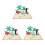 3Pcs Multi Paper Creative Wish Greeting Blessing for Giving 3