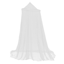 5Pcs Dome Shaped White Bed Canopy Mosquito Net Ceiling Mounted Tent