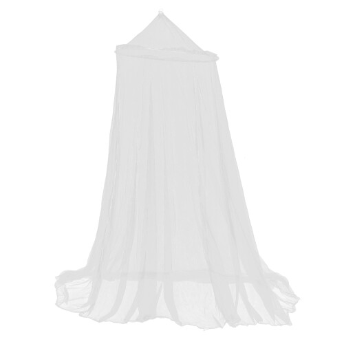 5Pcs Dome Shaped White Bed Canopy Mosquito Net Ceiling Mounted Tent